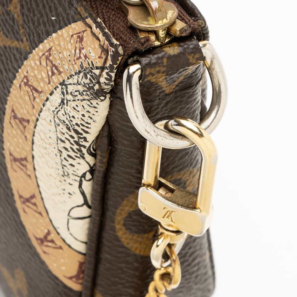 Louis Vuitton Limited Edition Monogram Canvas Patches Mini Pochette Accessoires - Picture 14 of 14